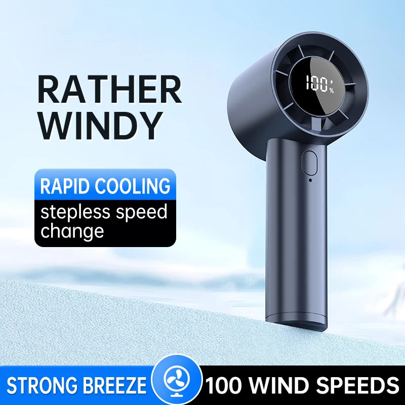 Portable Handheld Fan 100-speed
