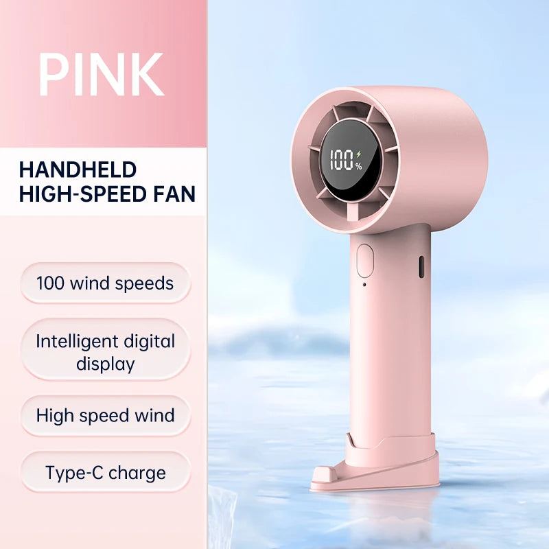 Portable Handheld Fan 100-speed