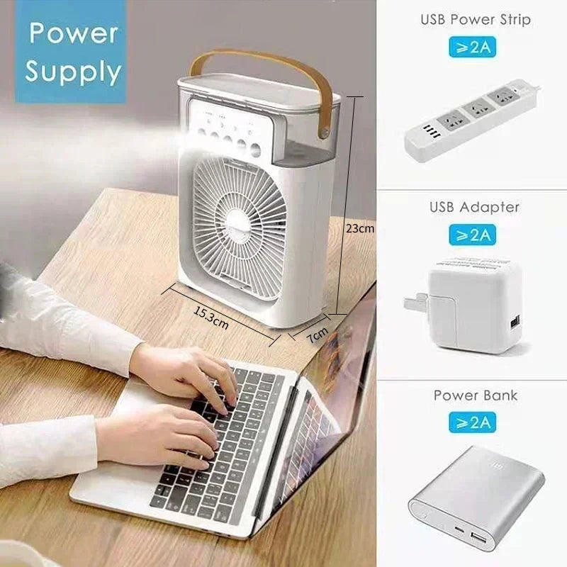 3 In 1 Portable Mini Air Cooler
